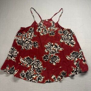 Maeve By Anthropologie  Zebella Silk Floral Tank top size 6. 100% silk, feminine